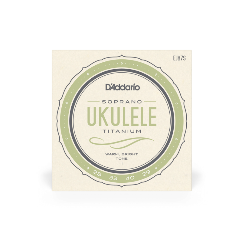 Набор струн D'ADDARIO EJ87S TITANIUM UKULELE SOPRANO